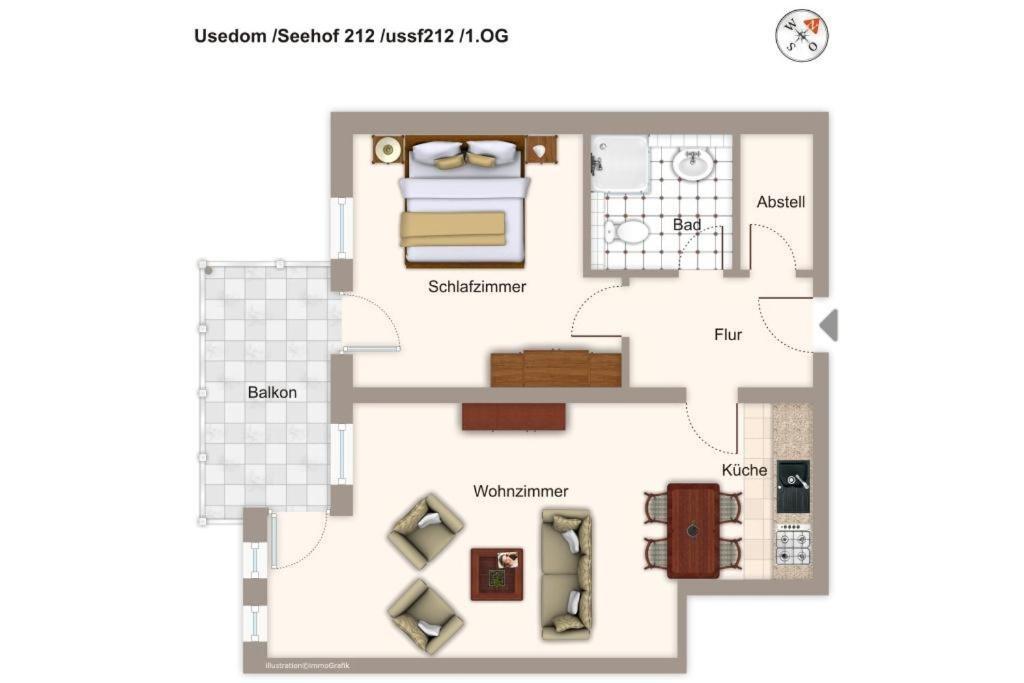 Seehof Seehof 212 Heringsdorf  Eksteriør billede